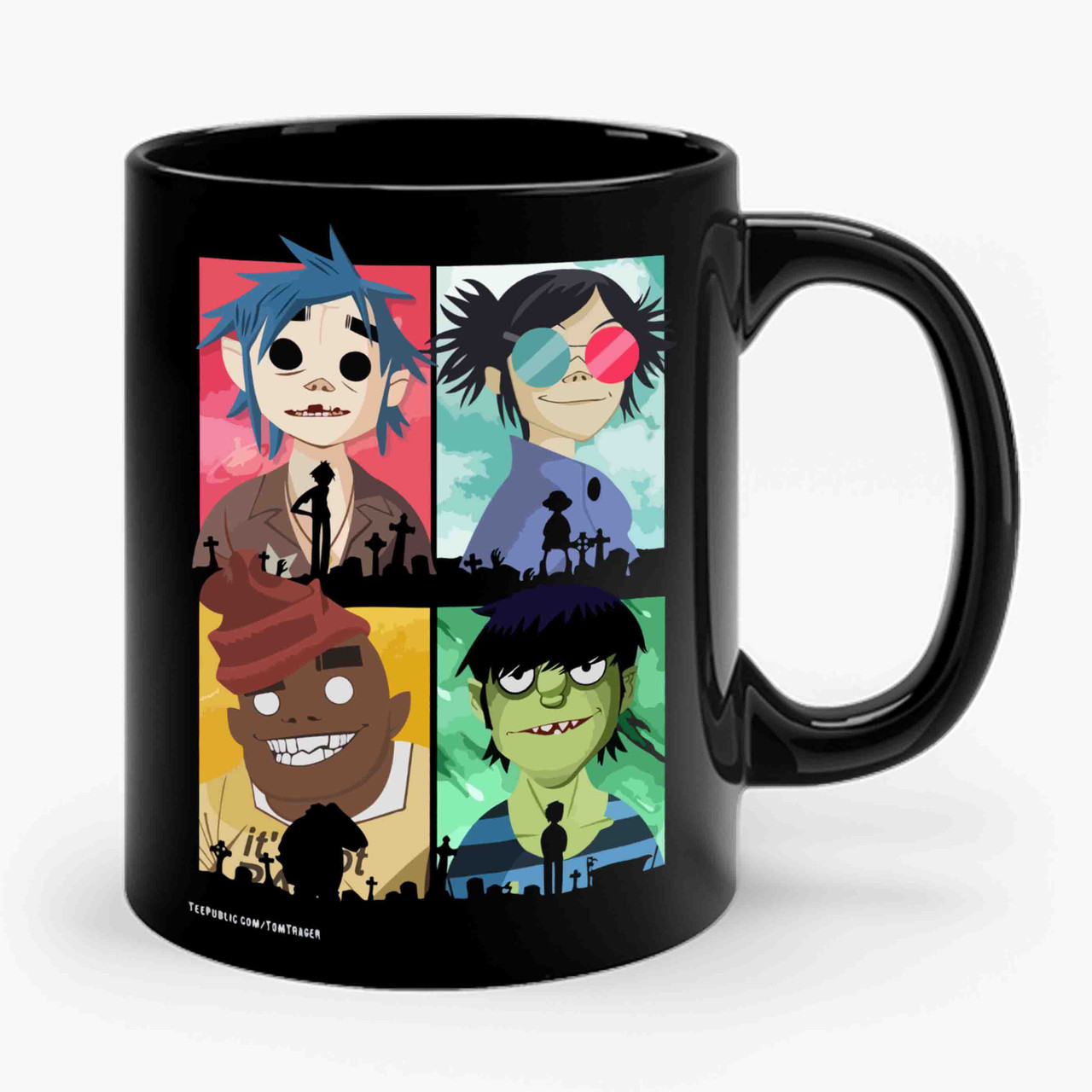 Humanz Gorillaz 2 Ceramic Mug